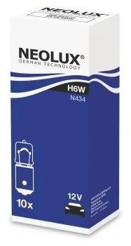 Neolux N434 галогенная H6W, 1 шт