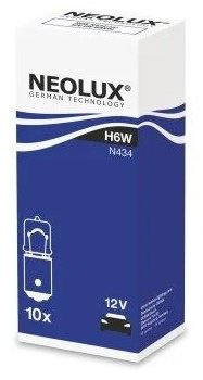 Neolux N434 галогенная H6W, 1 шт купить,NaN