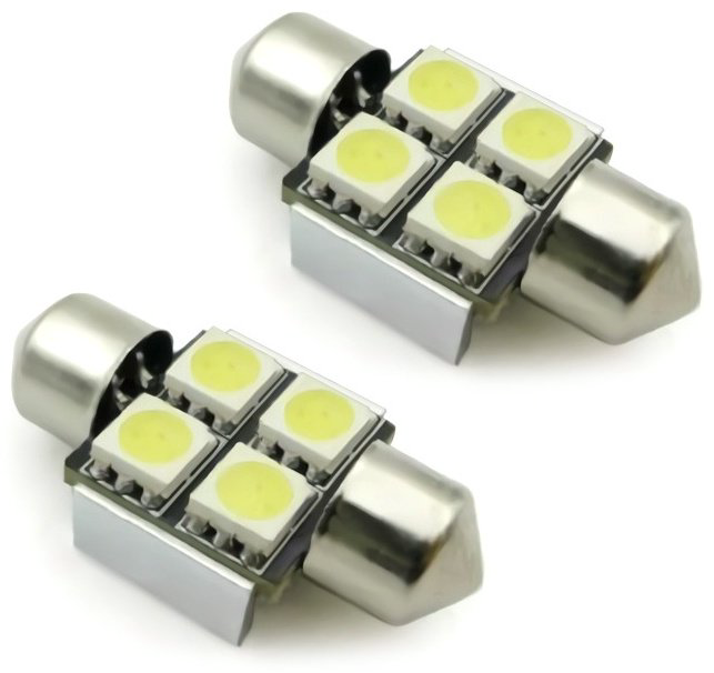 AVS A80586S светодиодная C5W, 2 шт