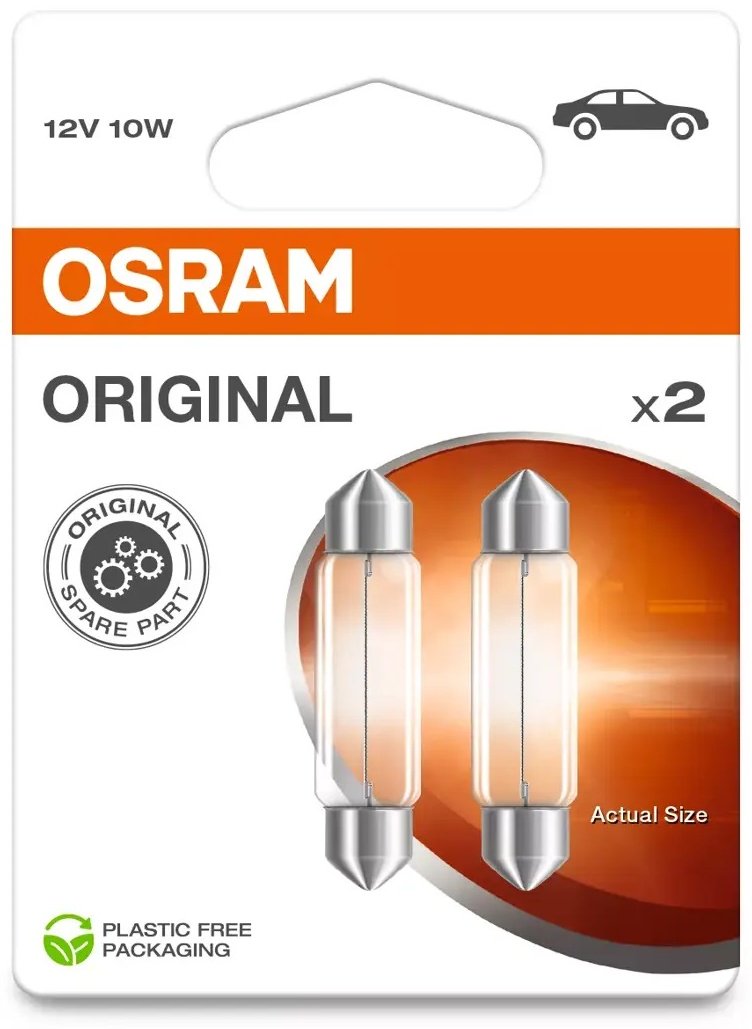 Osram 6411-2BL галогенная Festoon, 2 шт