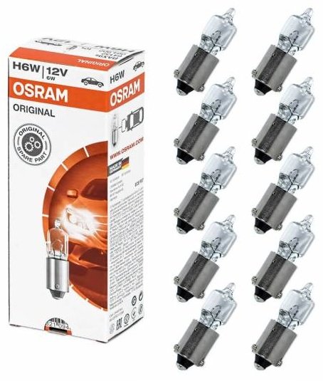 Osram 64132 галогенная H6W, 1 шт
