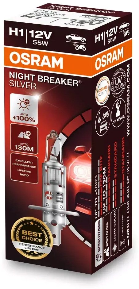 Osram 64150NBS галогенная H1, 1 шт
