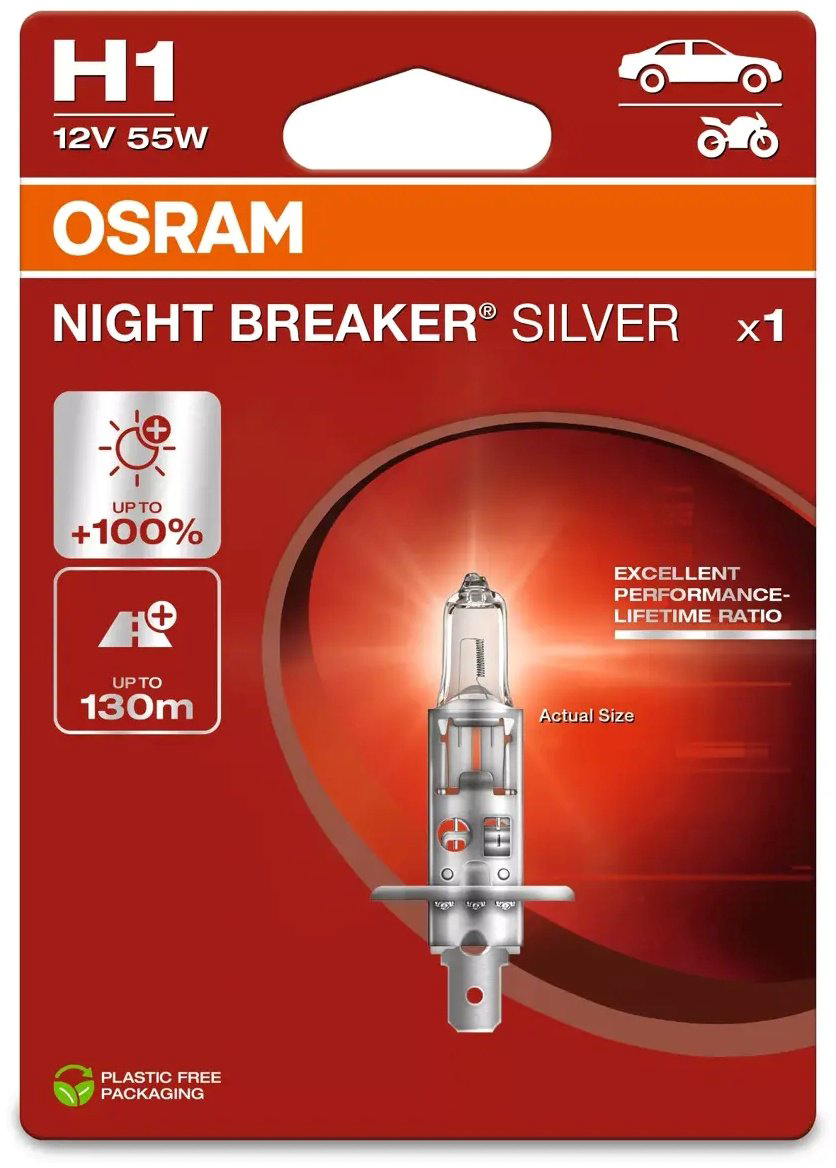 Osram 64150NBS галогенная H1, 1 шт купить,NaN