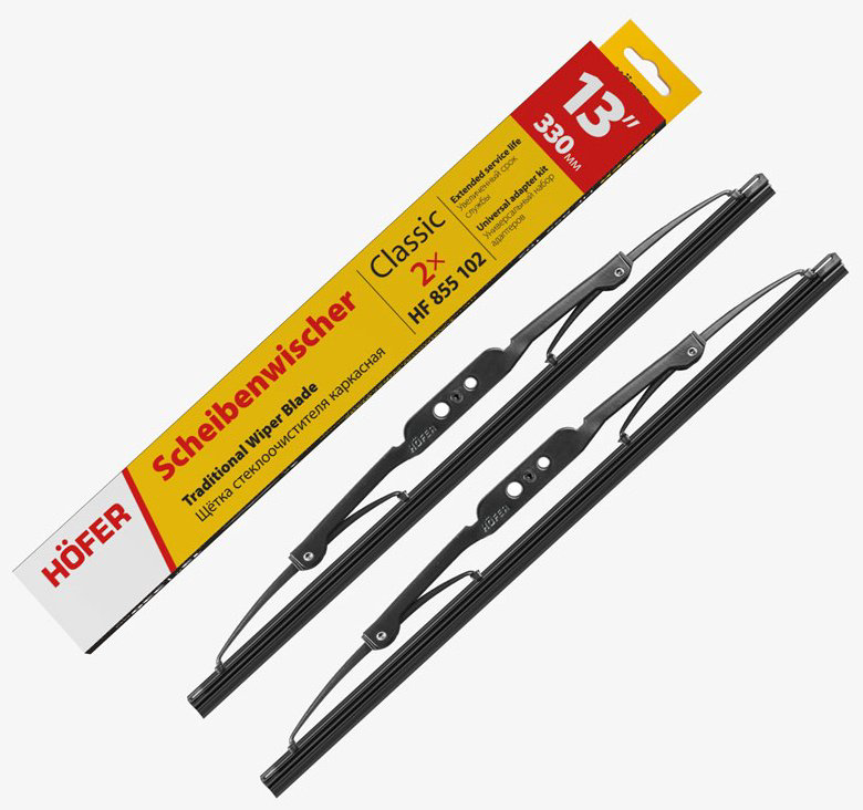 Щетка каркасная HOFER HF855102 330 мм, 2 шт купить,NaN