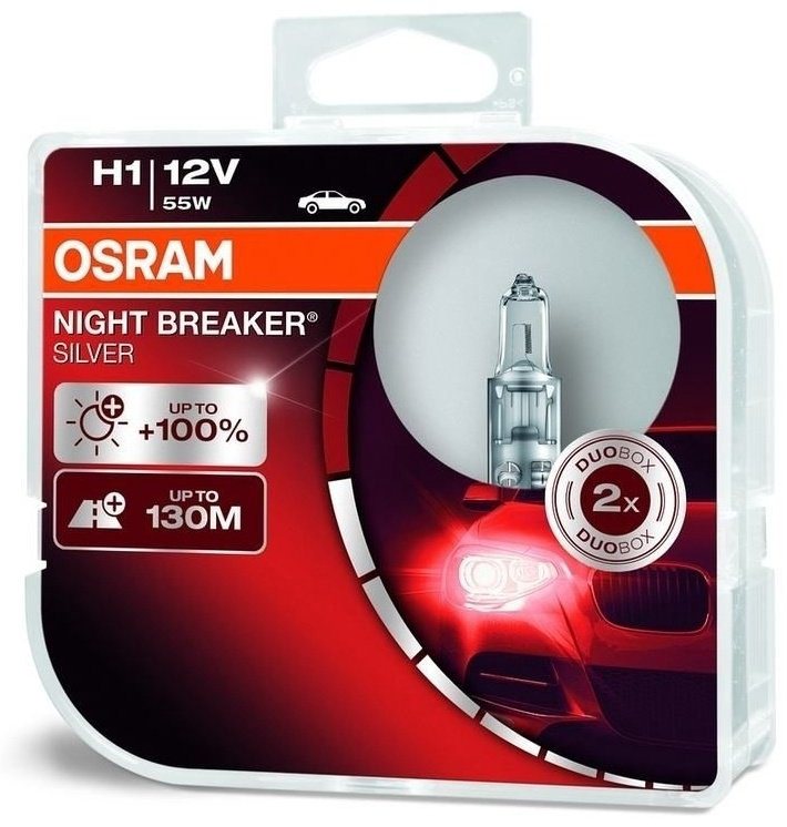 Автолампа Osram 64150NBS-HCB галогенная, 2 шт