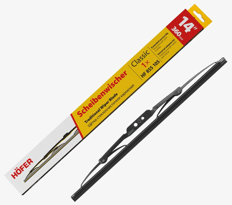 Щетка каркасная HOFER HF855105 360 мм, 1 шт купить,NaN