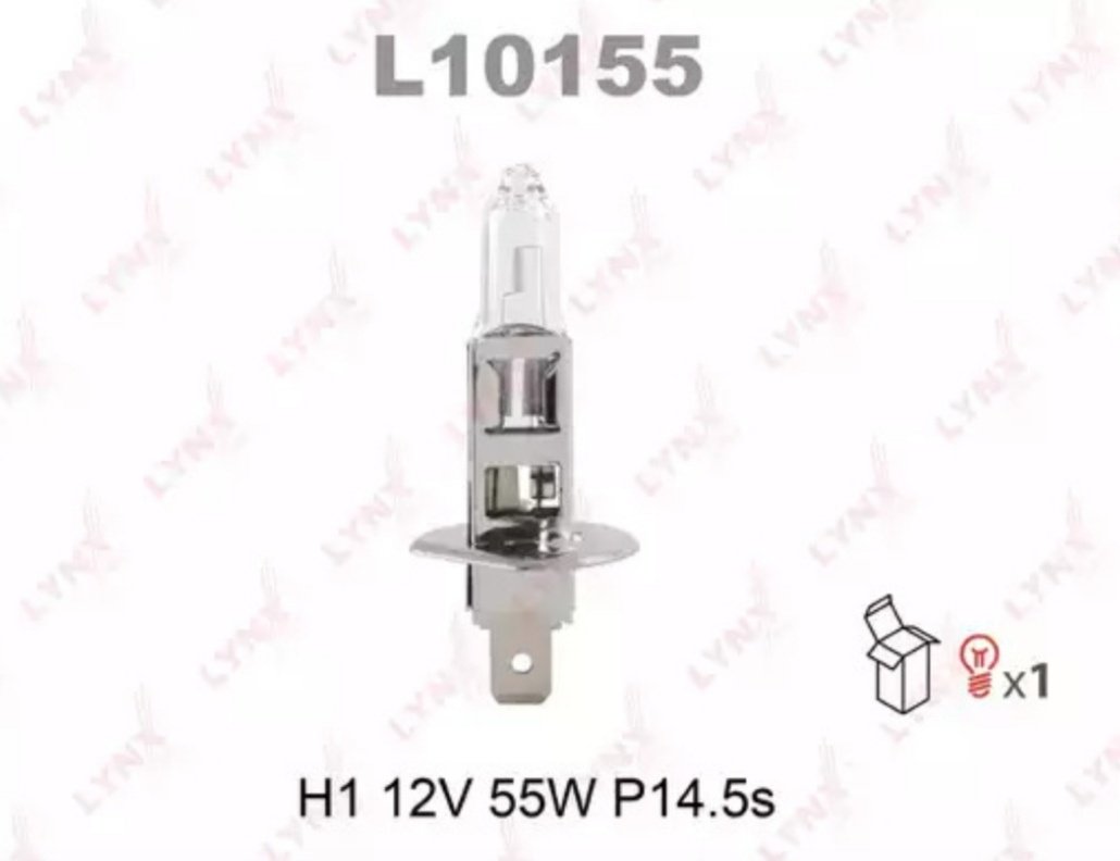 LYNXauto L10155 галогенная H1, 1 шт