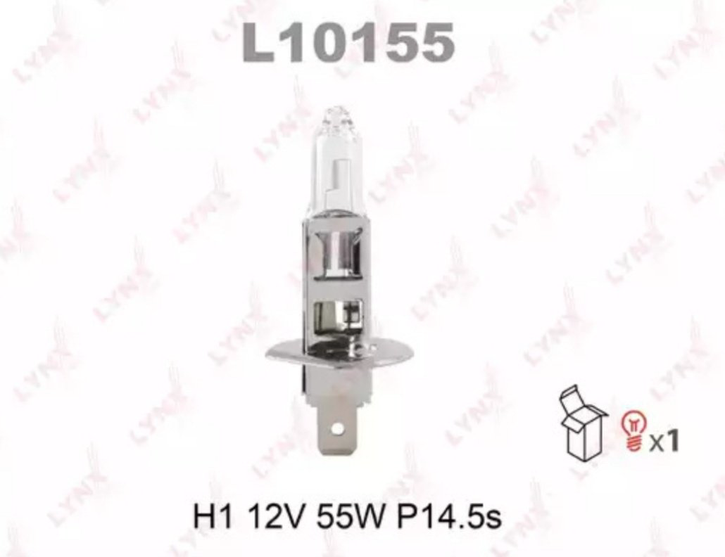 LYNXauto L10155 галогенная H1, 1 шт