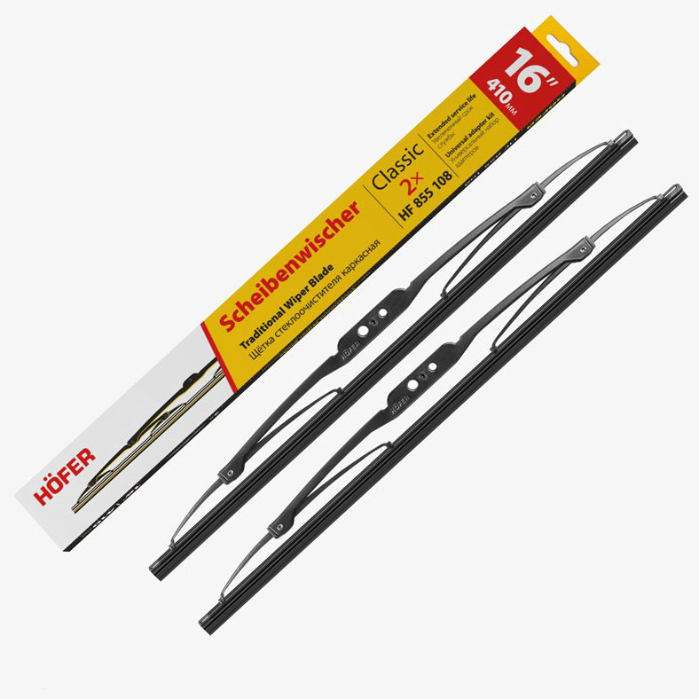 Щетка каркасная HOFER HF855108 410 мм, 2 шт купить,NaN