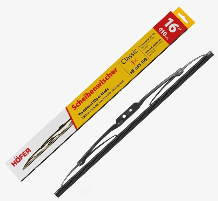 Щетка каркасная HOFER HF855109 410 мм, 1 шт купить,NaN