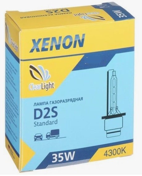 ClearLight LCLD2S430STD ксеноновая D2S, 1 шт