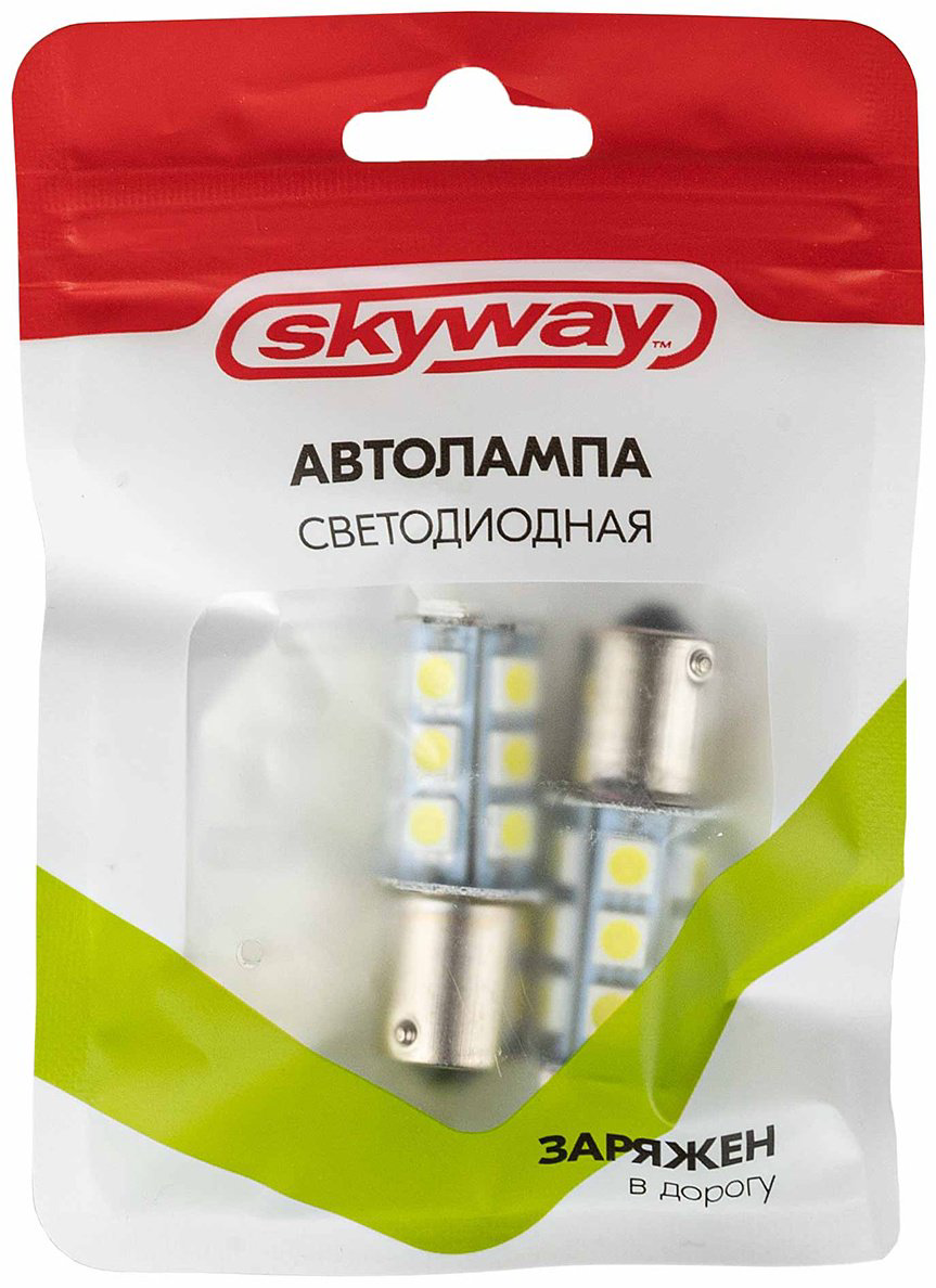 Skyway S08201048 светодиодная P21W, 1 шт купить,NaN
