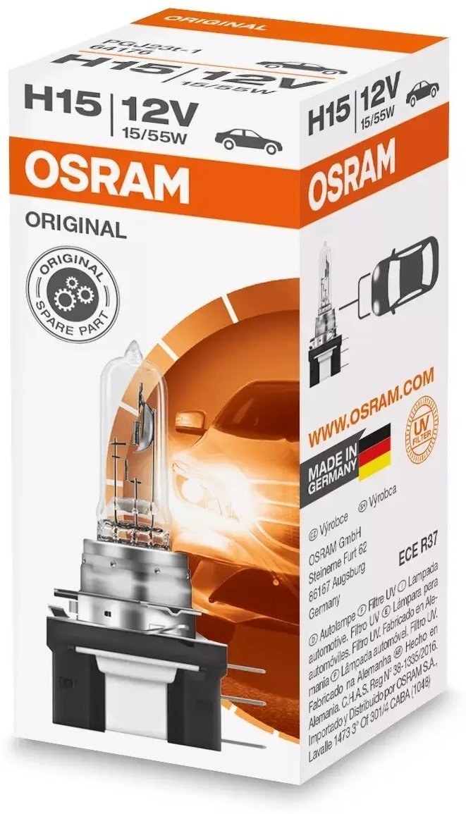Osram 64176 галогенная H15, 1 шт