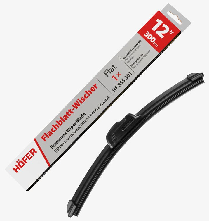 Щетка бескаркасная HOFER HF855301 300 мм, 1 шт купить,NaN