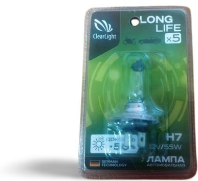 ClearLight MLH7LL1B галогенная H7, 1 шт
