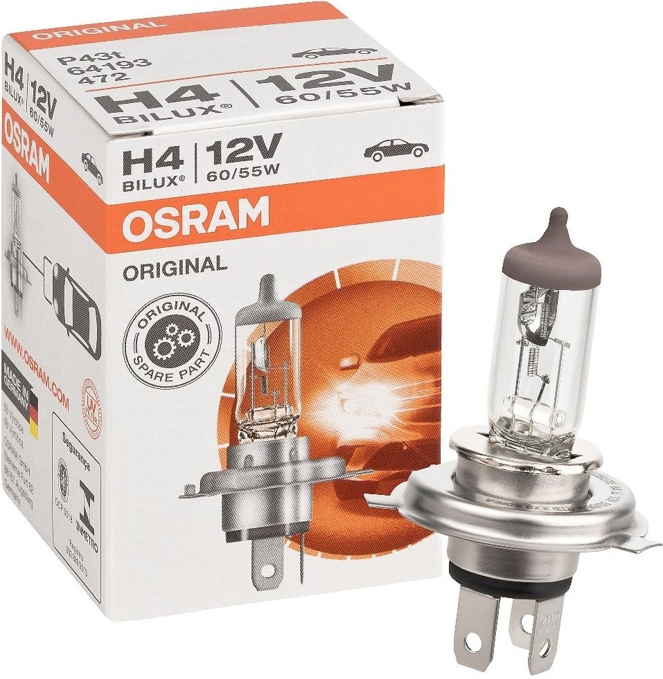 Osram 64193 галогенная H4, 1 шт - ForteMarket Osram 64193 галогенная H4, 1 шт купить,0