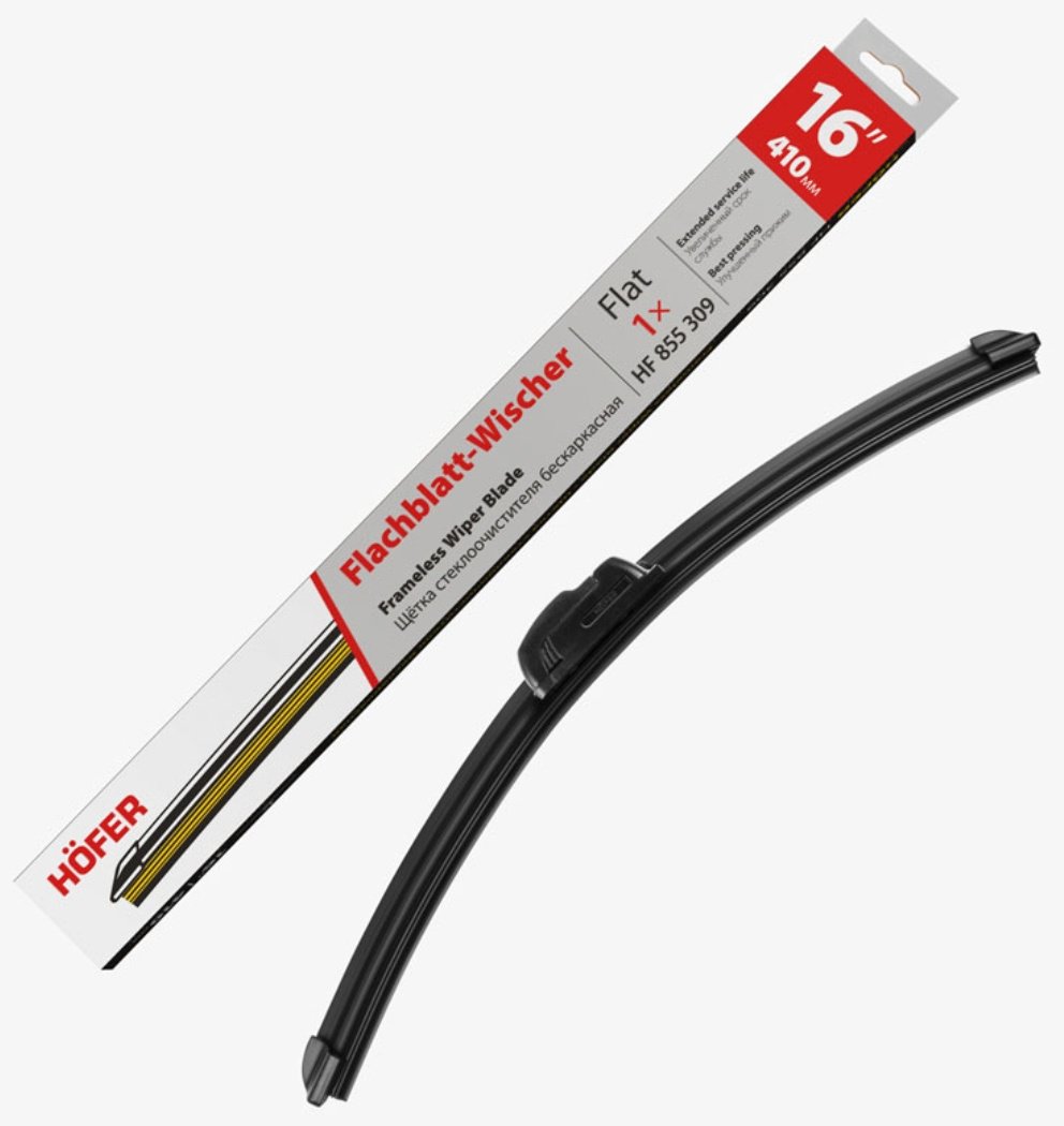 Щетка бескаркасная HOFER HF 855 309 410 мм, 1 шт купить,NaN
