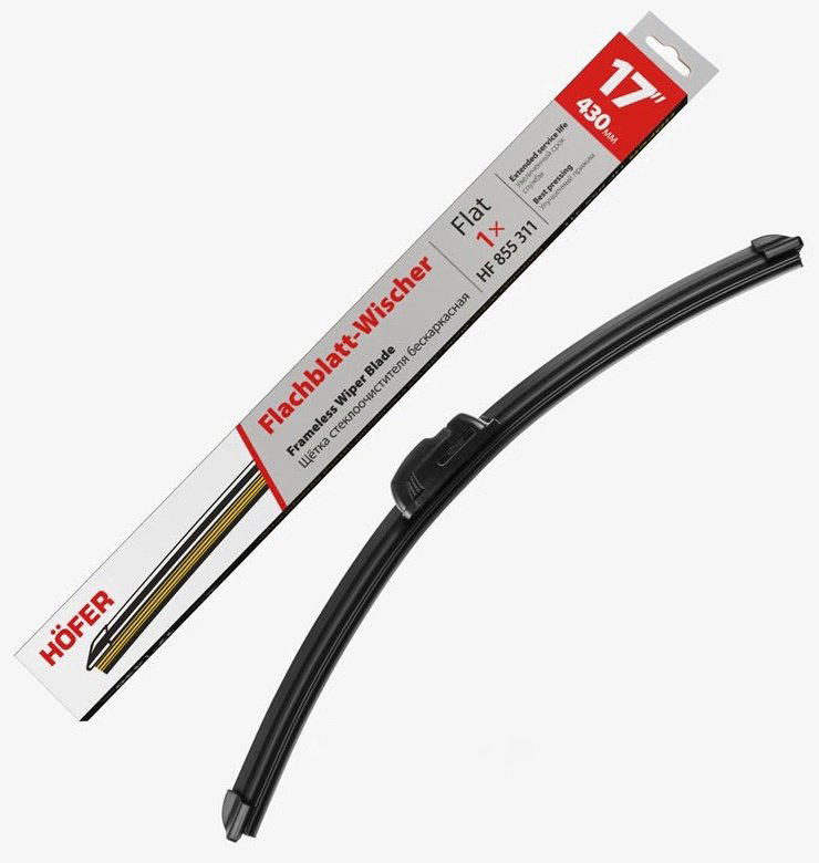 Щетка бескаркасная HOFER HF855311 430 мм, 1 шт купить,NaN