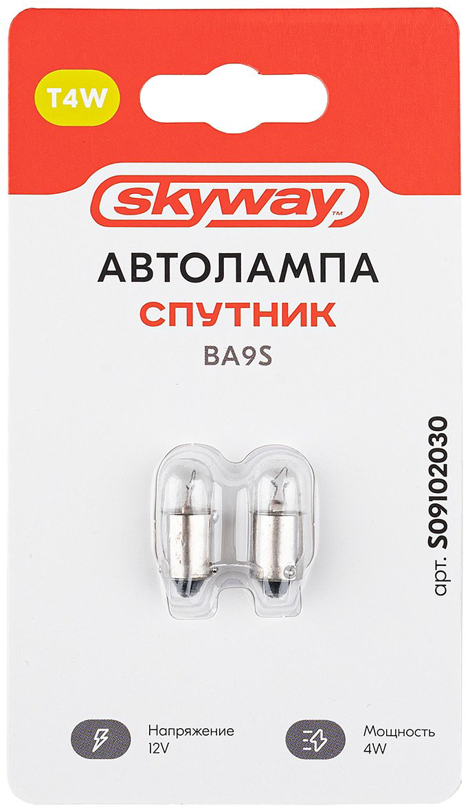 Skyway S09102030 накаливания T4W, 1 шт купить,NaN
