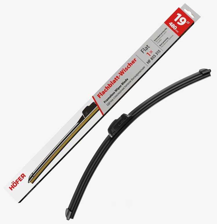 Щетка бескаркасная HOFER HF855315 480 мм, 1 шт купить,NaN