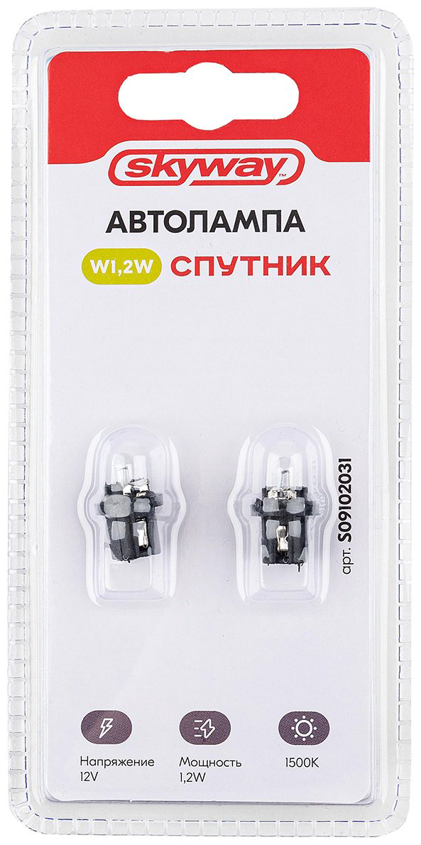Skyway S09102031 накаливания W1.2W, 1 шт купить,NaN