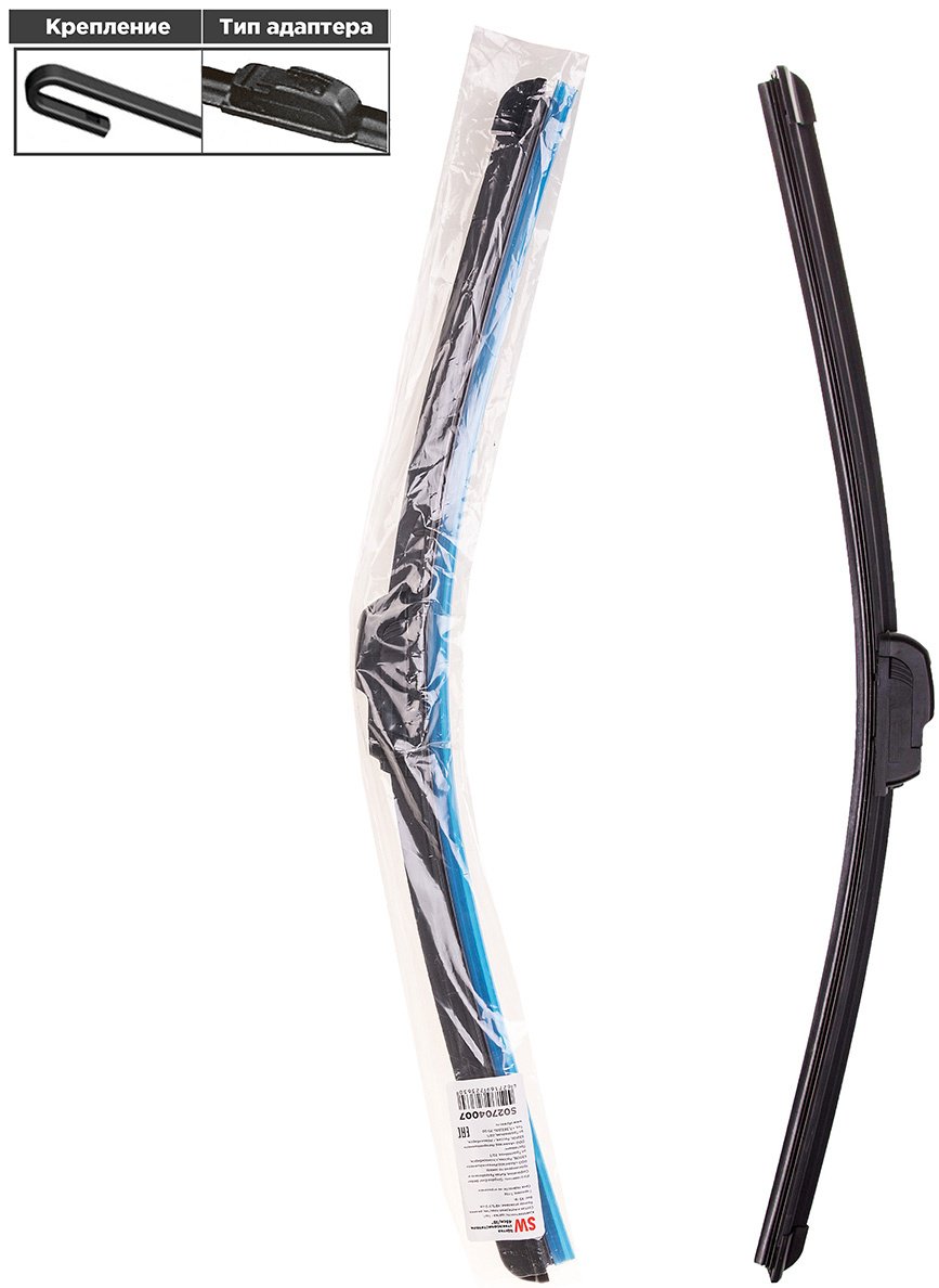 Щетка бескаркасная Skyway S02704007 450 мм, 1 шт купить,NaN