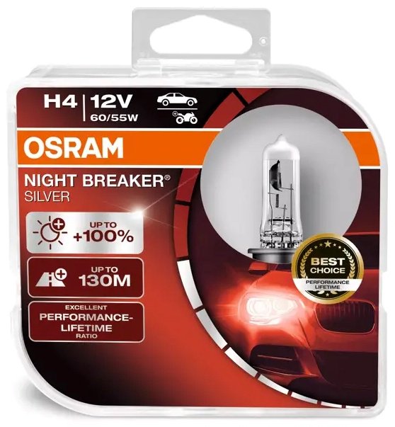 Osram 64193NBS-HCB галогенная H4, 2 шт