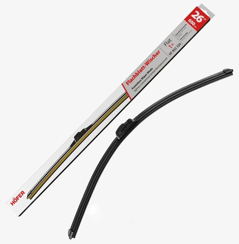 Щетка бескаркасная HOFER HF855326 650 мм, 1 шт купить,NaN