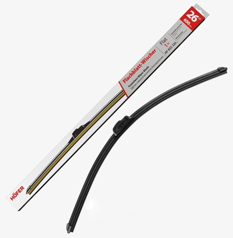 Щетка бескаркасная HOFER HF855326 650 мм, 1 шт купить,NaN