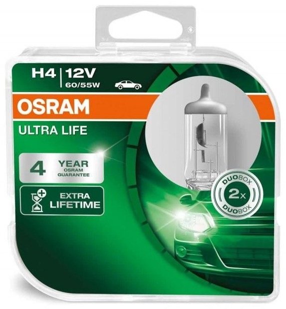 Автолампа Osram 64193ULT-HCB галогенная, 2 шт