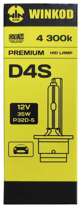 Автолампа Winkod WD4S4300 ксеноновая, 1 шт