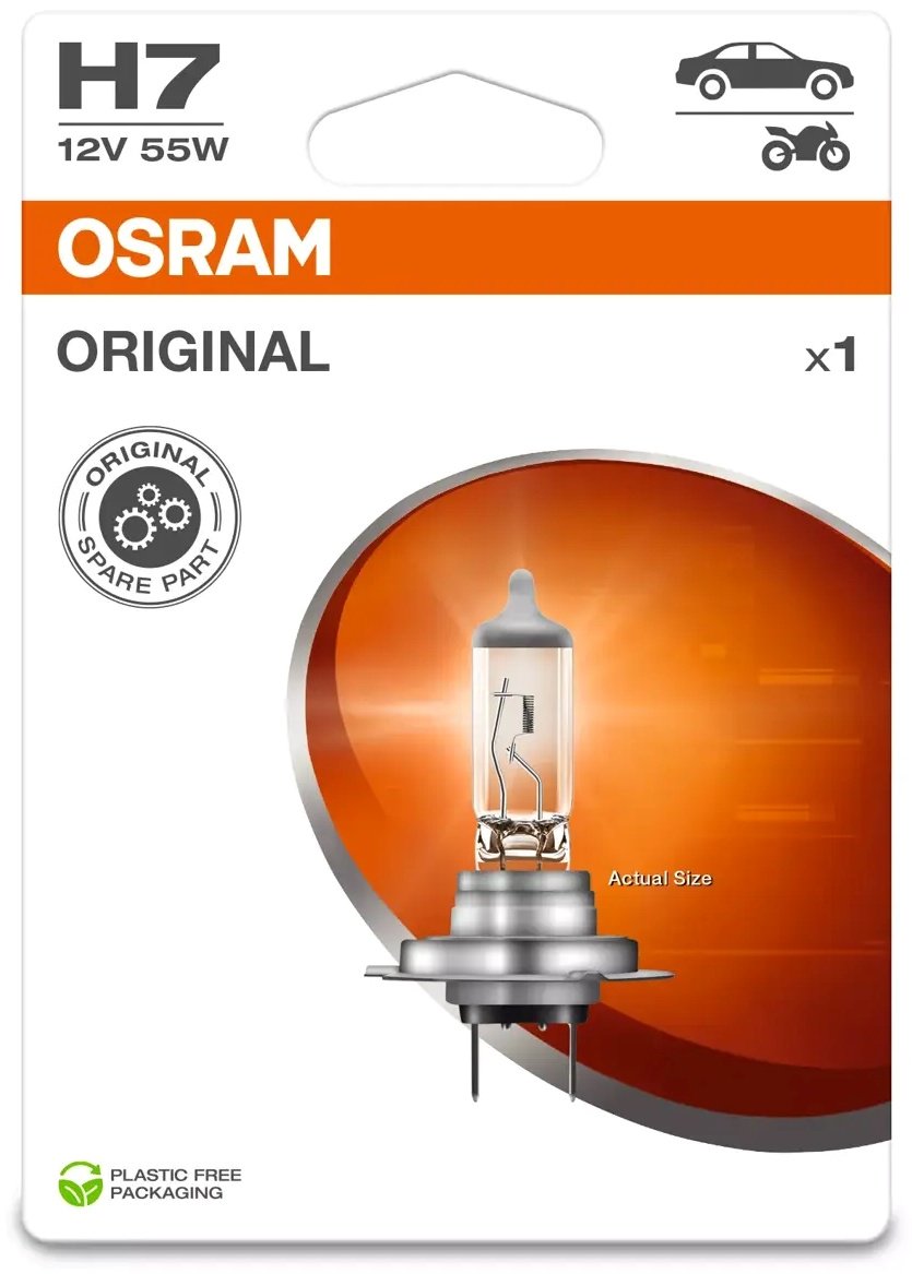Osram 64210-01B галогенная H7, 1 шт