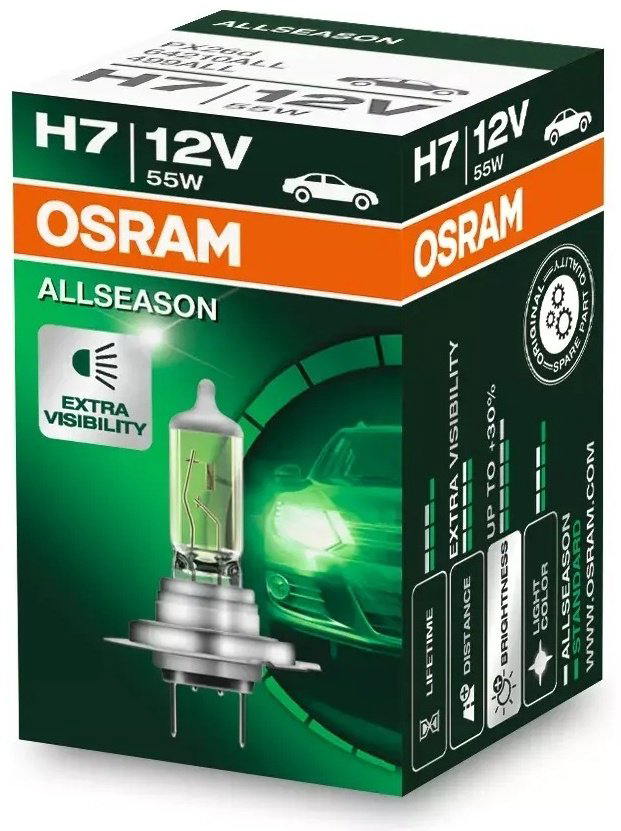 Автолампа Osram 64210ALL галогенная, 1 шт купить,NaN