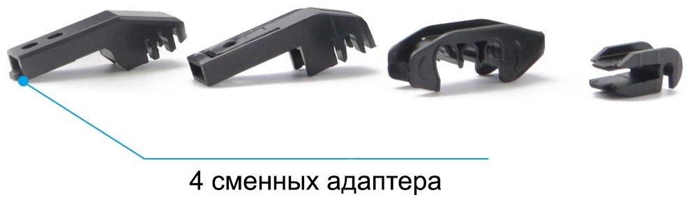 Щетка бескаркасная AZARD SCHET046 450 мм, 1 шт