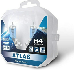 AVS A78908S галогенная H4, 2 шт