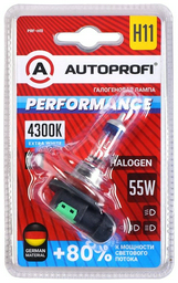 Автолампа AUTOPROFI PRF-H11 галогенная, 1 шт