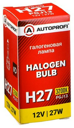 Автолампа AUTOPROFI STD-H27 галогенная, 1 шт
