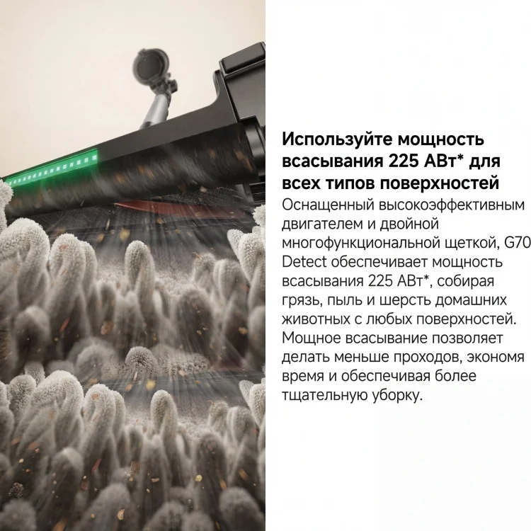 Пылесос Trouver Cordless Vacuum Cleaner G70 Detect серый купить,152990