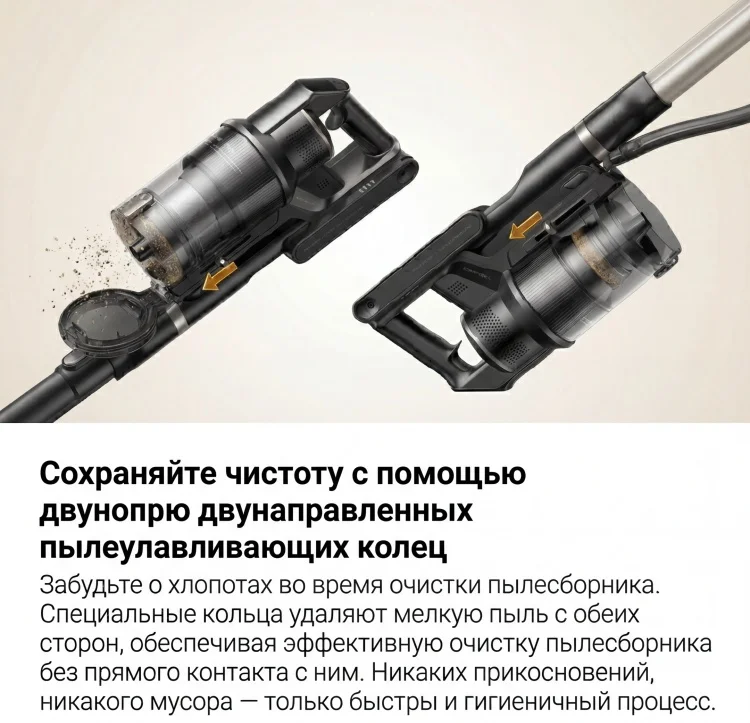 Пылесос Trouver Cordless Vacuum Cleaner G70 Detect серый купить,152990