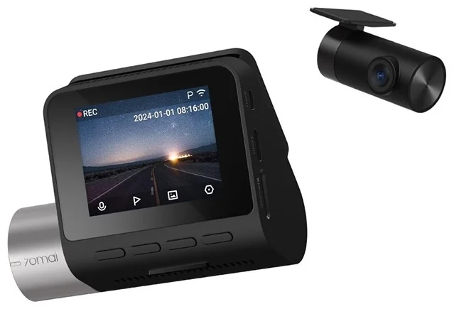 Видеорегистратор Xiaomi 70mai Dash Cam A510-1 черный купить,NaN