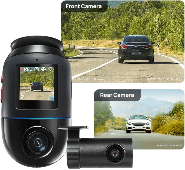 Видеорегистратор Xiaomi 70mai Dash Cam 4K Omni Set X800-2 черный