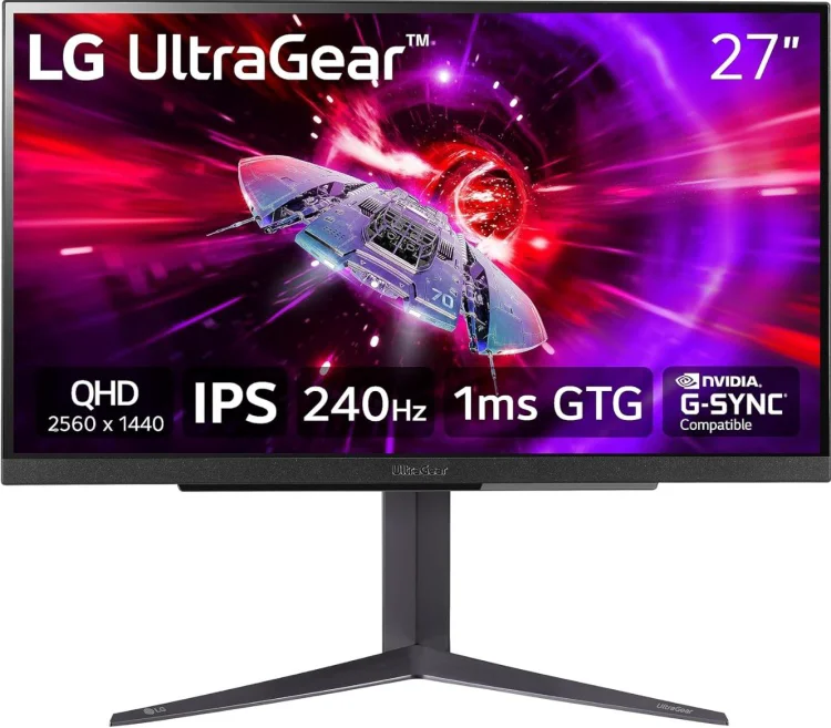 Монитор 27'' LG 27GR83Q-B 27 QHD IPS 1ms 240Hz черный купить,NaN