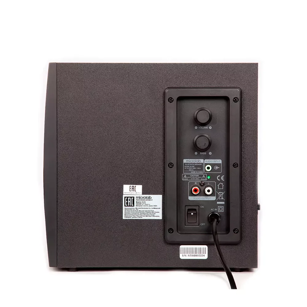 Компьютерные колонки Microlab M 300 II черный