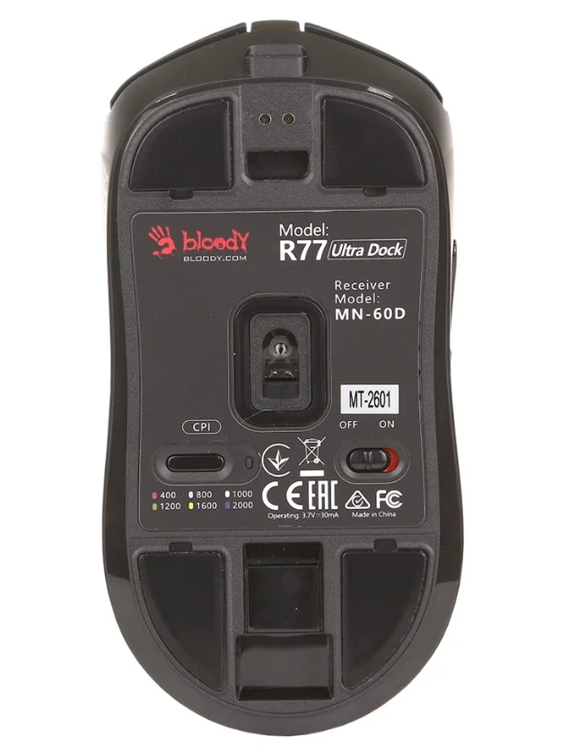 Мышь A4Tech Bloody R77 Ultra Dock Black