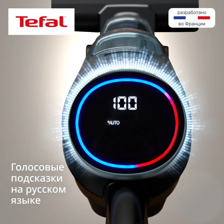 Пылесос Tefal GF 5555F0 черно-голубой купить,219990