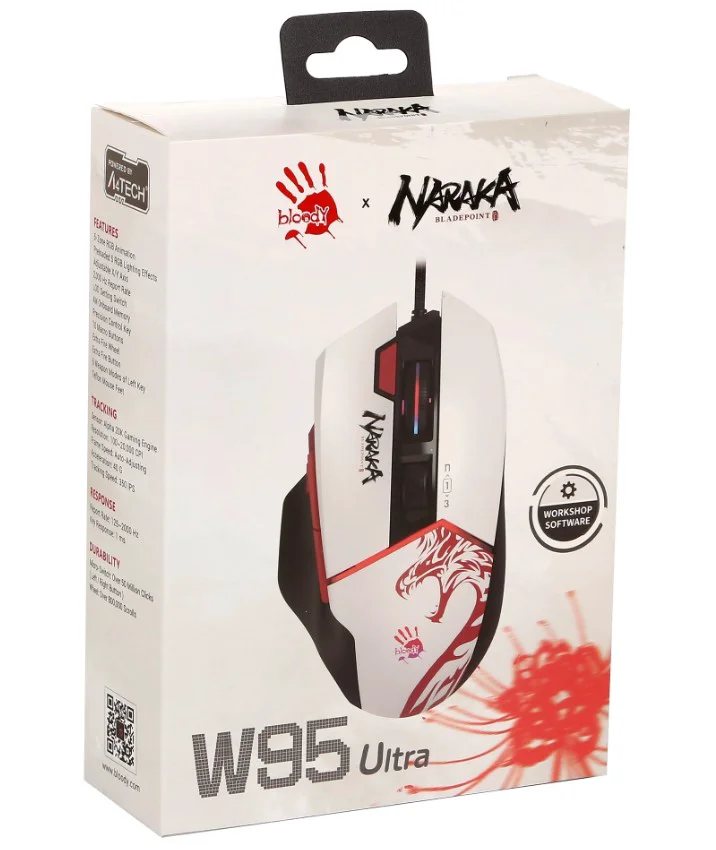 Мышь A4Tech Bloody W95 Ultra, Naraka, USB