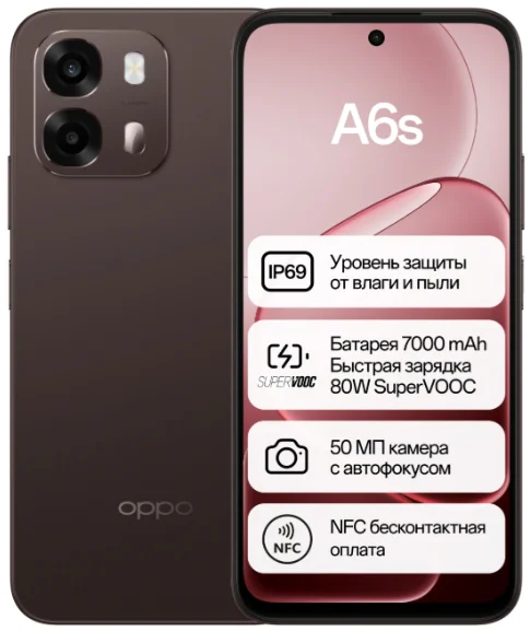 Смартфон OPPO A6s 4G NFC 8/256GB Cappuccino Brown - ForteMarket Смартфон OPPO A6s 4G NFC 8/256GB Cappuccino Brown купить,179500