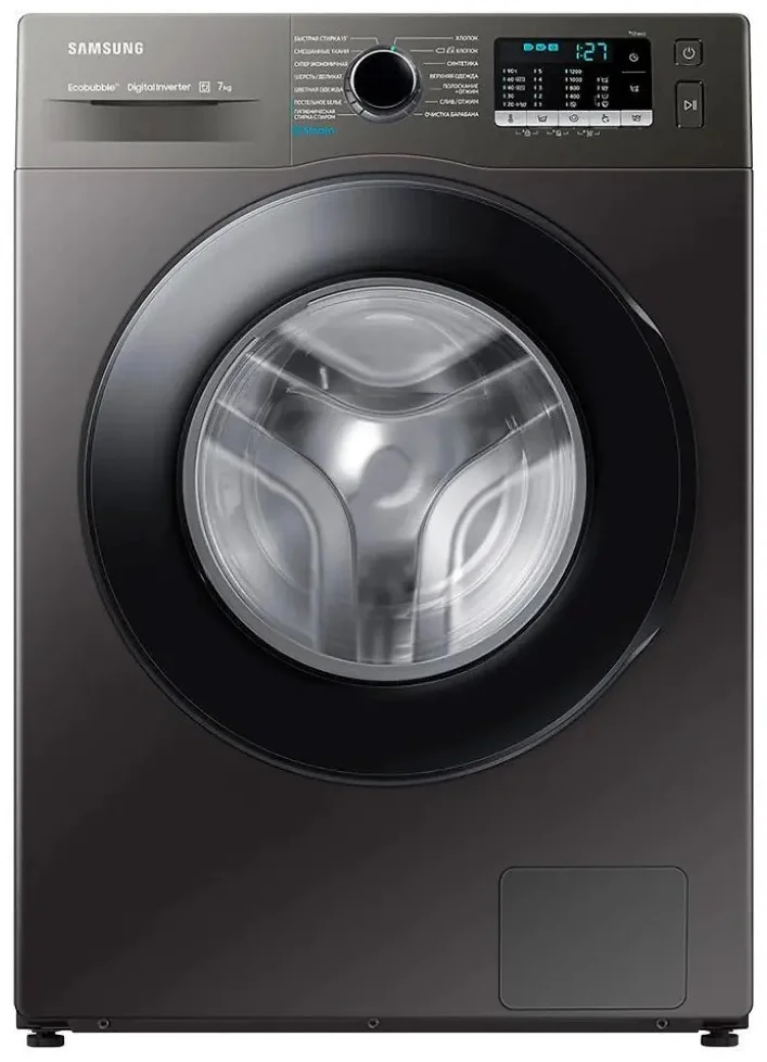 Стиральная машина Samsung WW70AGAS22AXLD Inox черный
