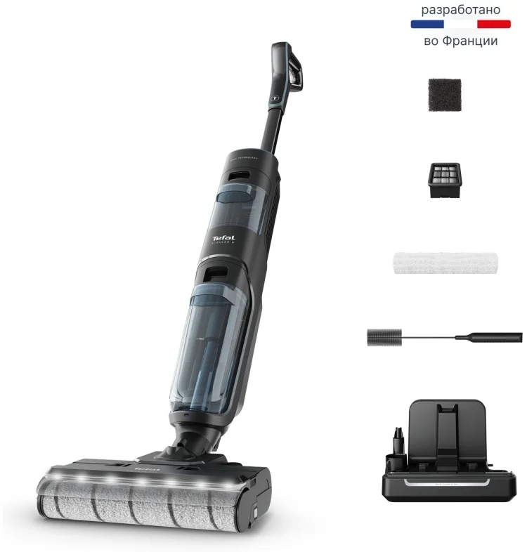 Пылесос Tefal GF 5555F0 черно-голубой купить,219990