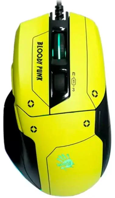 Мышь A4Tech Bloody W70 Max желтый